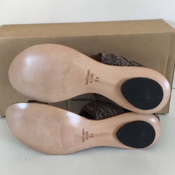 NIB CYDWOQ Turret Sandals 38 (7.5), 39 (8.5) and 40 (9.5) Chocolate - Picture 8 of 12